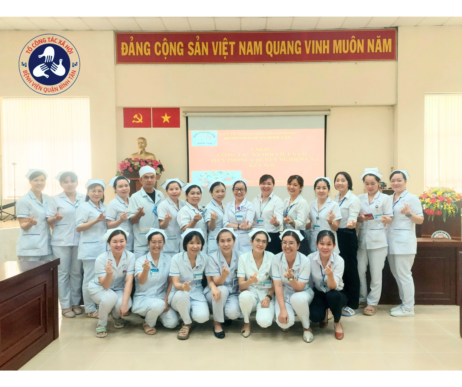 Bệnh viện quận Bình Tân tổ chức long trọng ngày Công tác Xã hội